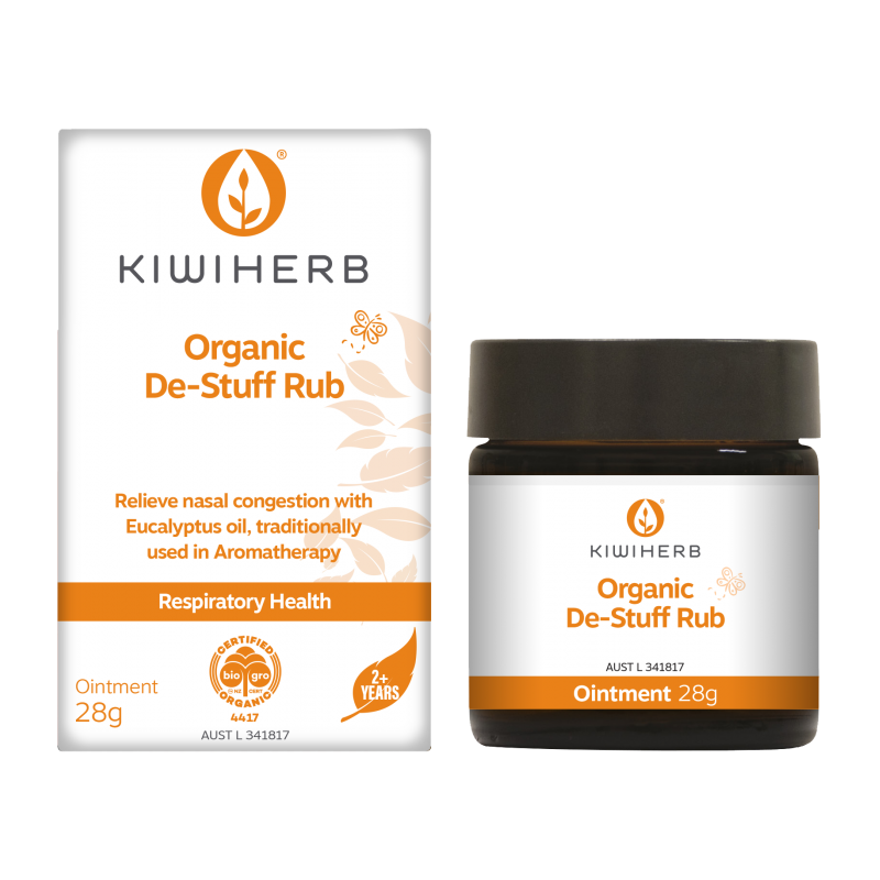 Kiwiherb Organic De-Stuff Rub