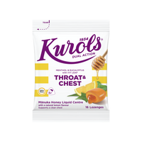 Kurols Dual Action Throat & Chest Lozenges