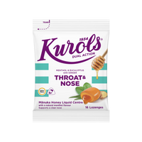 Kurols Dual Action Throat & Nose Lozenges
