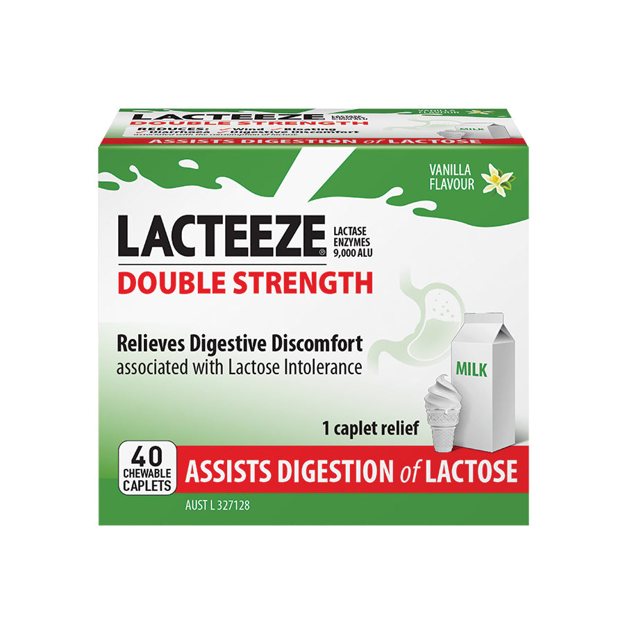 Lacteeze Lactose Digestion Assist Double Strength