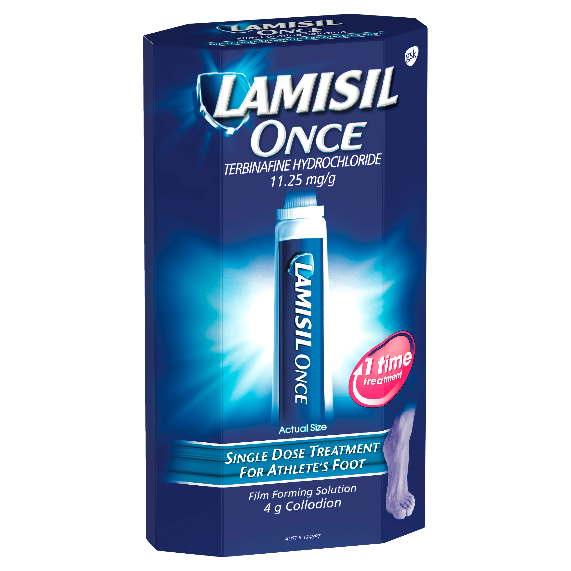 Lamisil Once Film Foaming Solution for Athlete's Foot