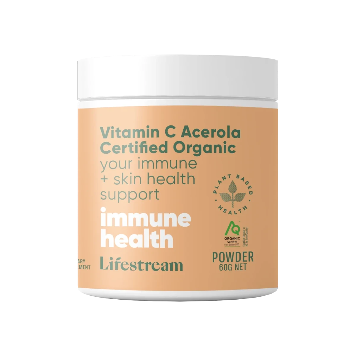 Lifestream Vitamin C Acerola Powder Certified Organic