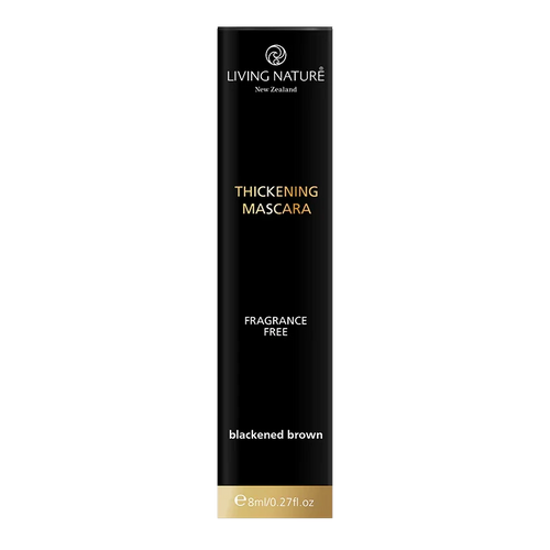 Living Nature Thickening Mascara - Blackened Brown