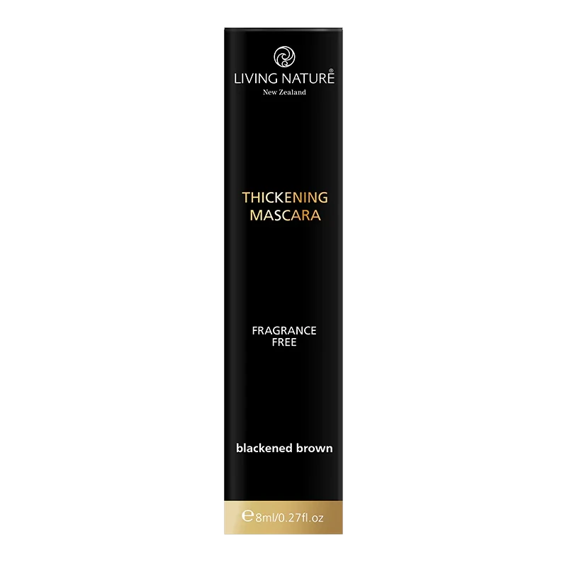 Living Nature Thickening Mascara - Blackened Brown