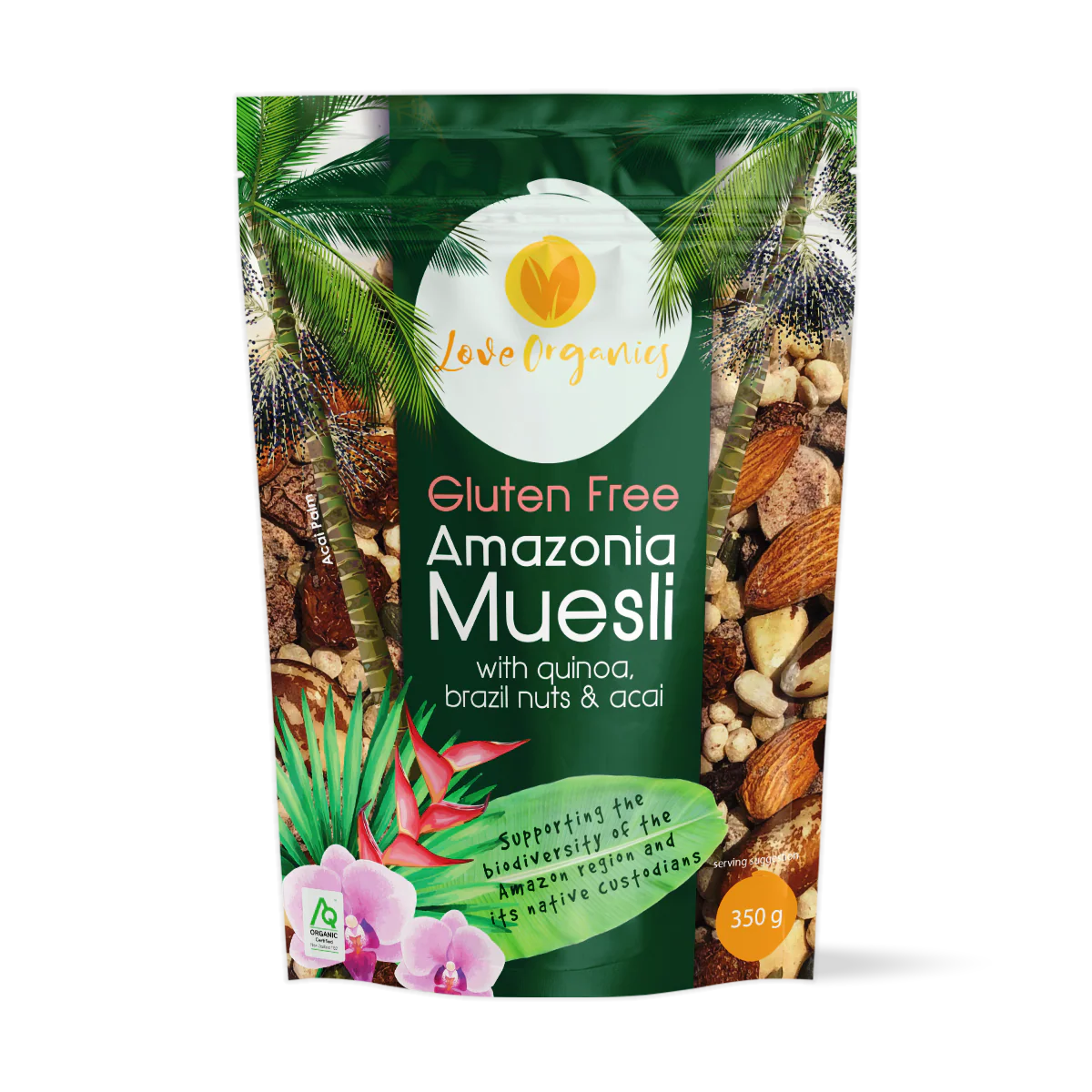 Love Organics Amazonia Muesli - Gluten Free