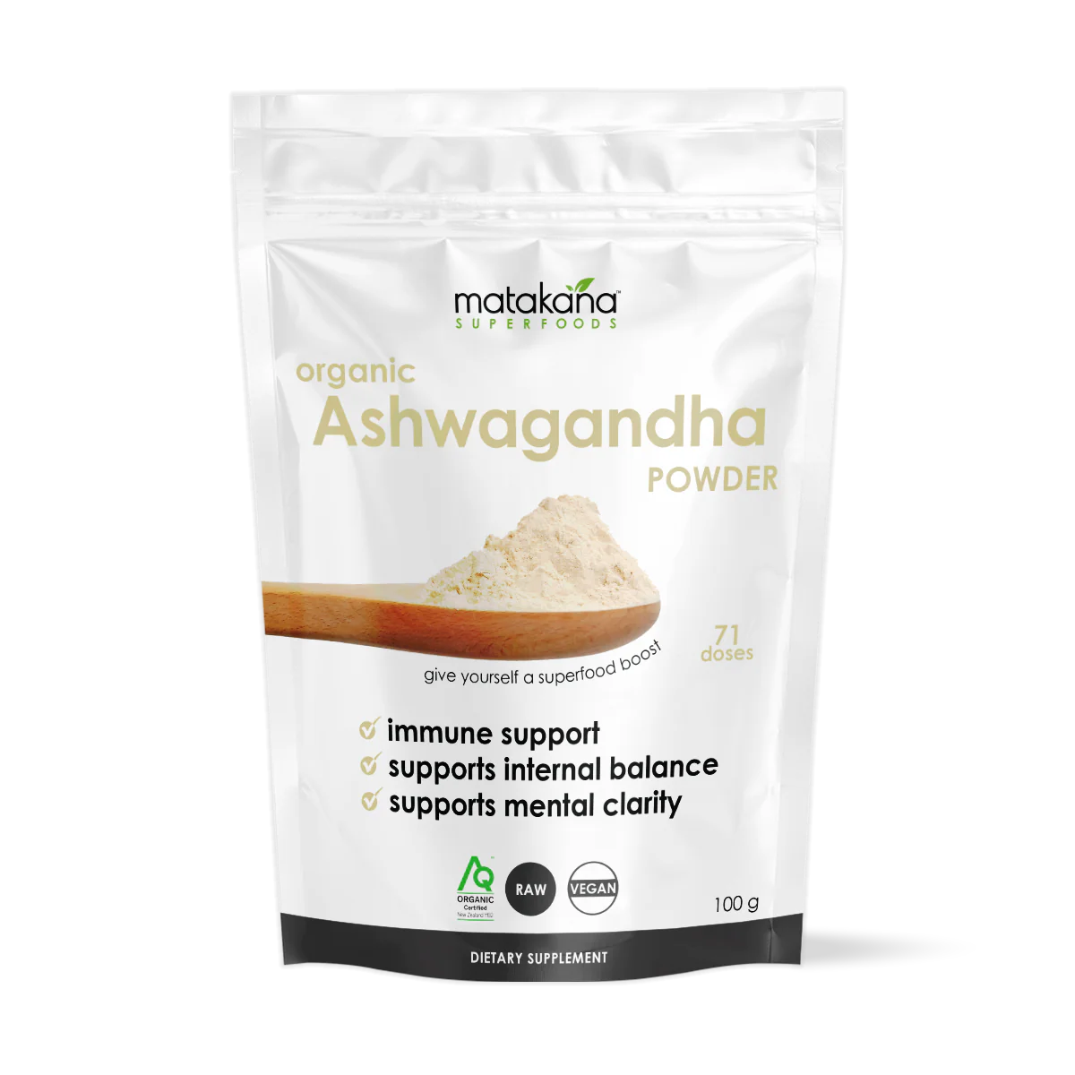 Matakana Superfoods Organic Ashwagandha Powder