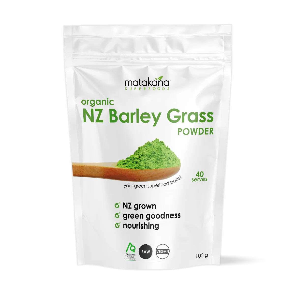 Matakana Superfoods Organic NZ Barley Grass Powder