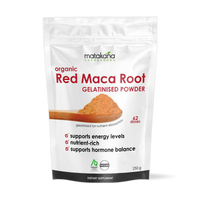 Matakana Superfoods Organic Red Maca Root Gelatinised Powder