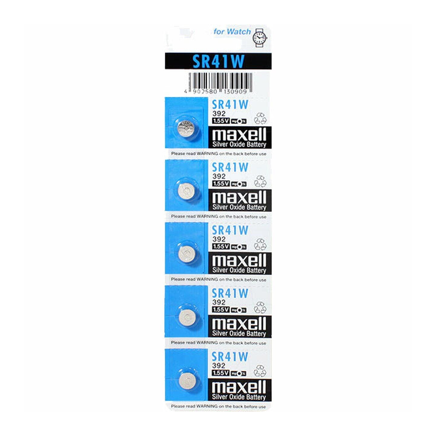 Maxell SR41W (392) Silver Oxide Battery