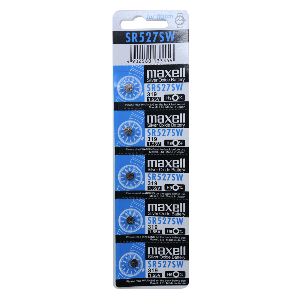 Maxell SR527SW (319) Silver Oxide Battery