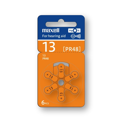Maxell ZA13 Hearing Aid Batteries
