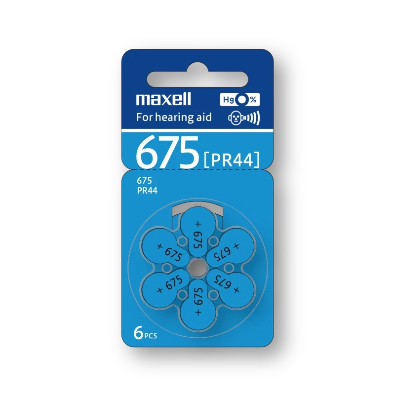 Maxell ZA675 Hearing Aid Batteries