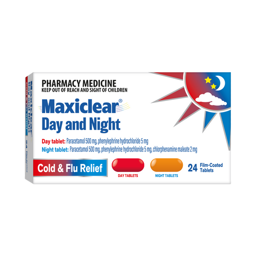 Maxiclear Day and Night Cold & Flu Relief