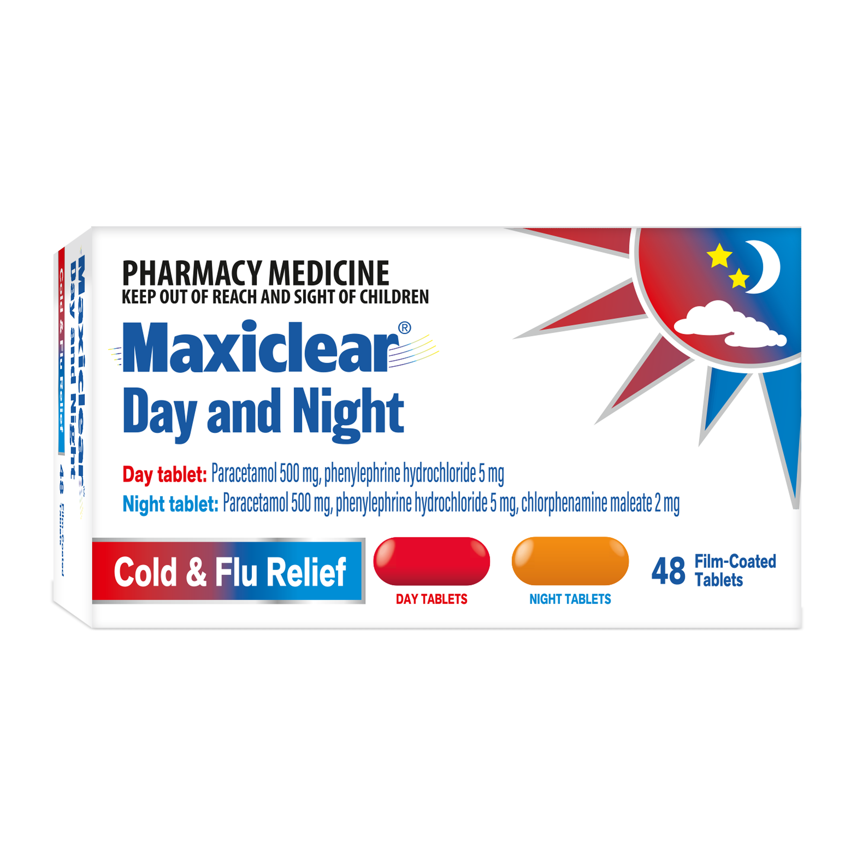 Maxiclear Day and Night Cold & Flu Relief