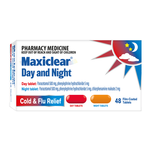 Maxiclear Day and Night Cold & Flu Relief