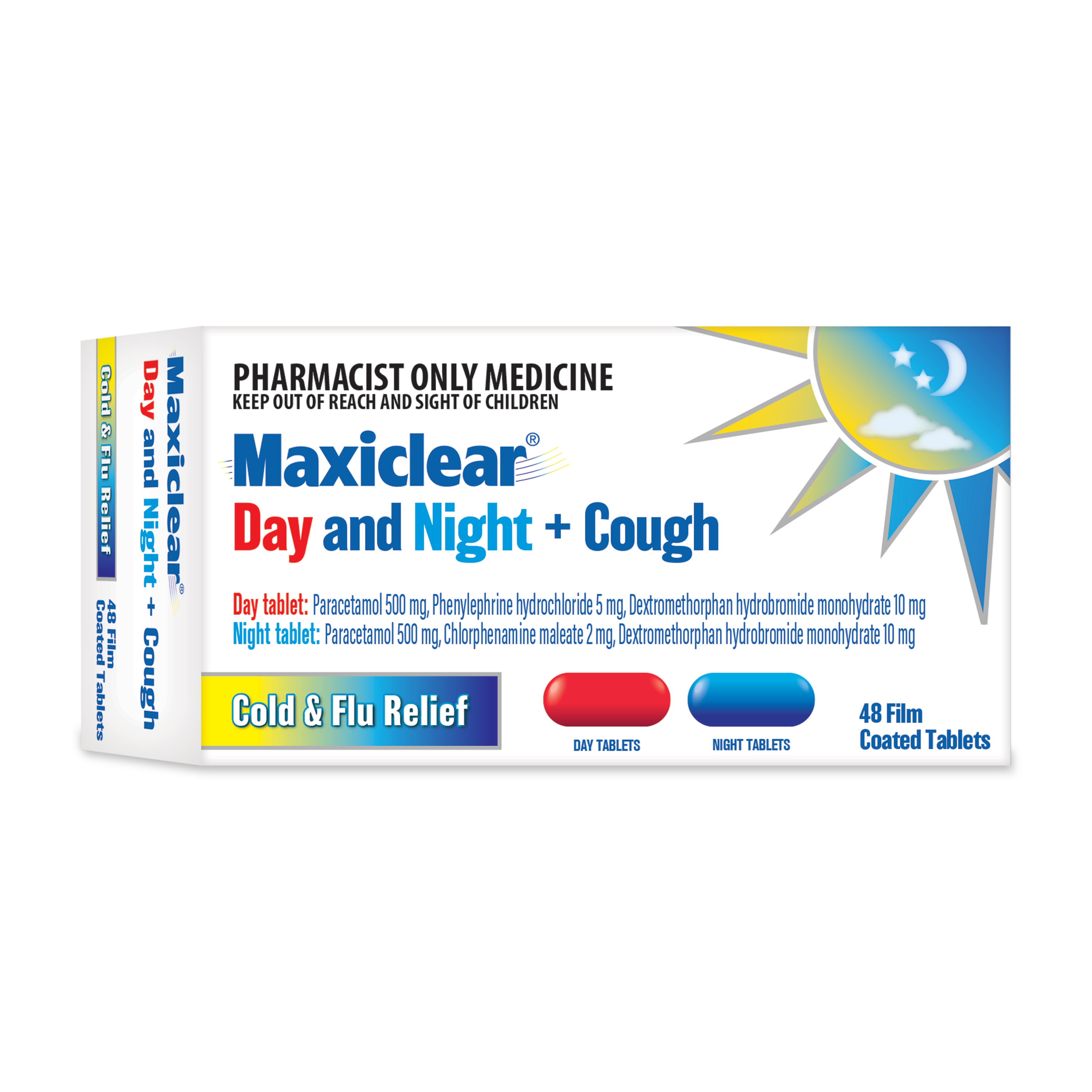 Maxiclear Day and Night + Cough - Net Pharmacy