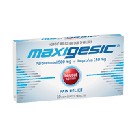 Maxigesic Double Action Pain Relief Tablets