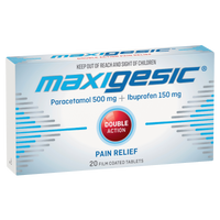 Maxigesic Double Action Pain Relief Tablets