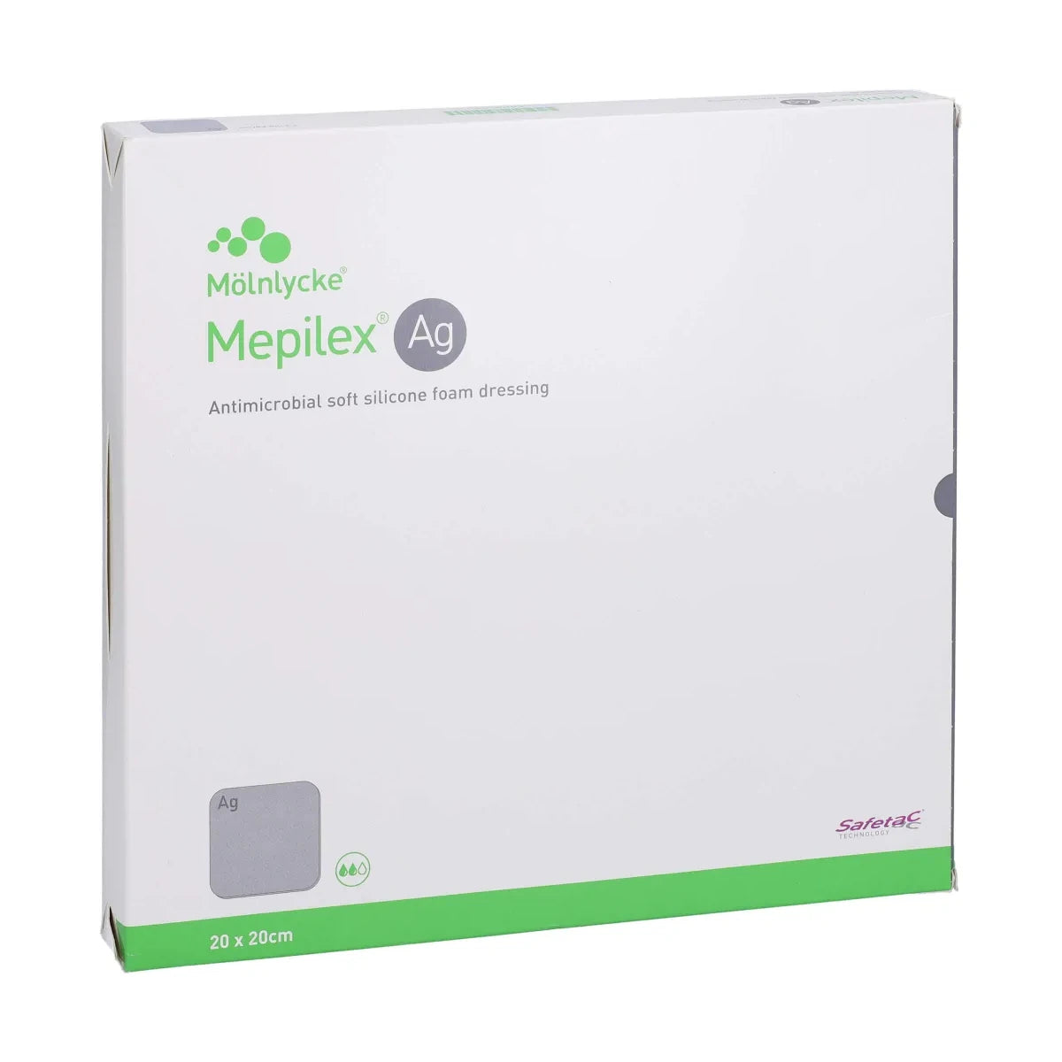Mepilex Ag Antimicrobial Soft Silicone Foam Dressing