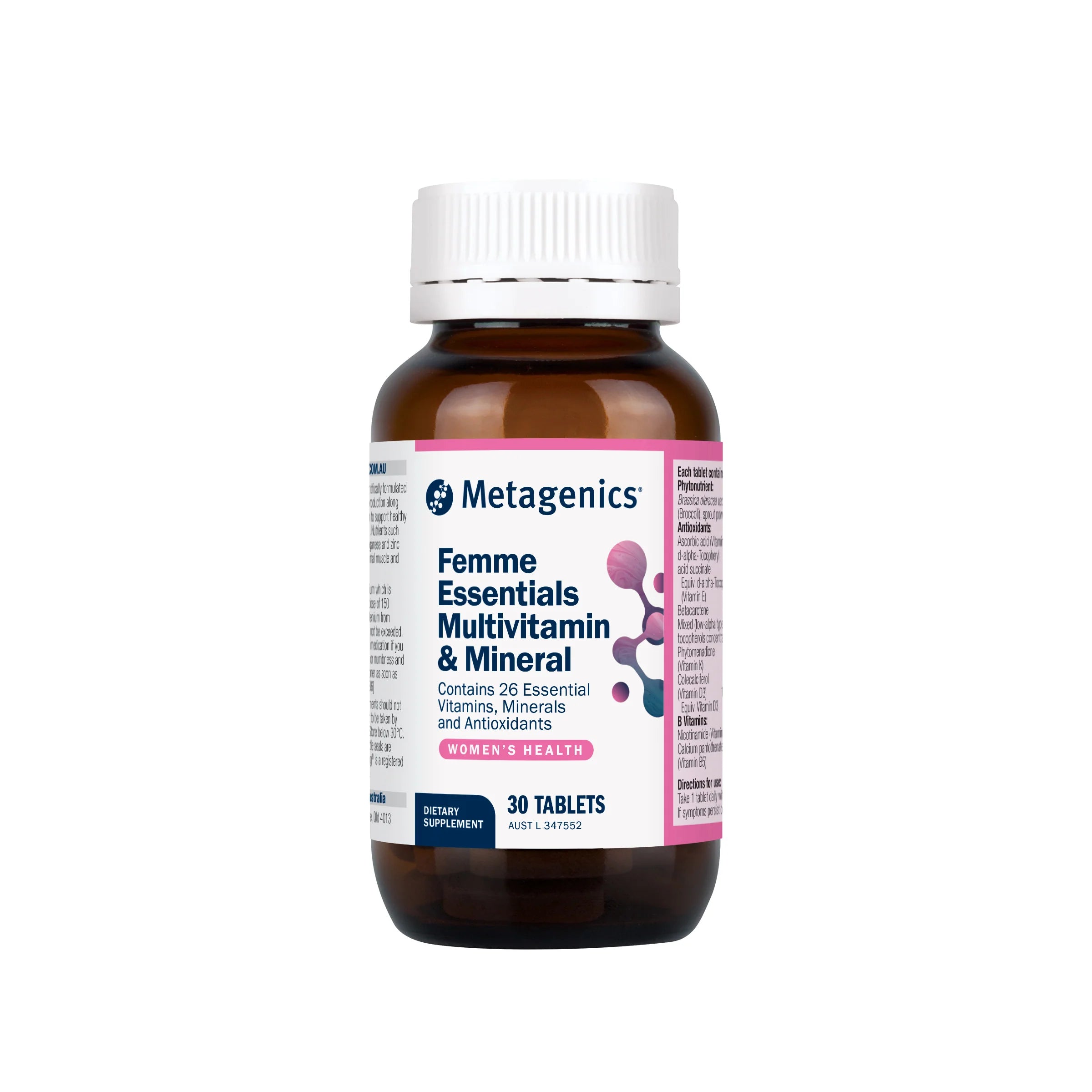 Metagenics Femme Essentials Multivitamin & Mineral