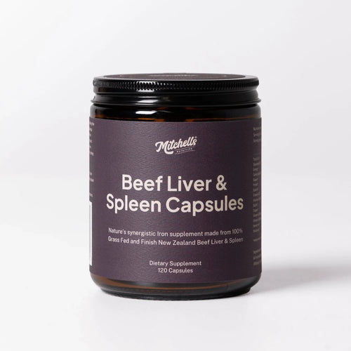 Mitchells Nutrition Beef Liver & Spleen Capsules
