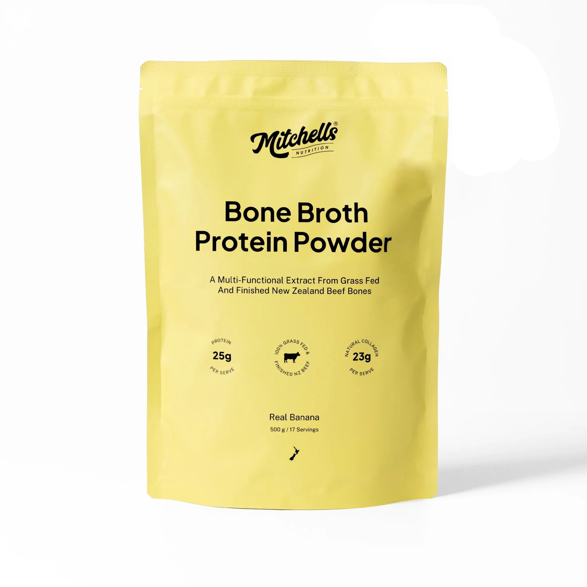 Mitchells Nutrition Bone Broth Protein Powder - Real Banana