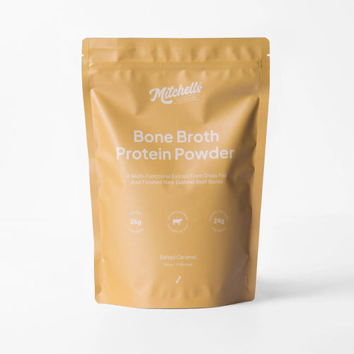 Mitchells Nutrition Bone Broth Protein Powder - Salted Caramel