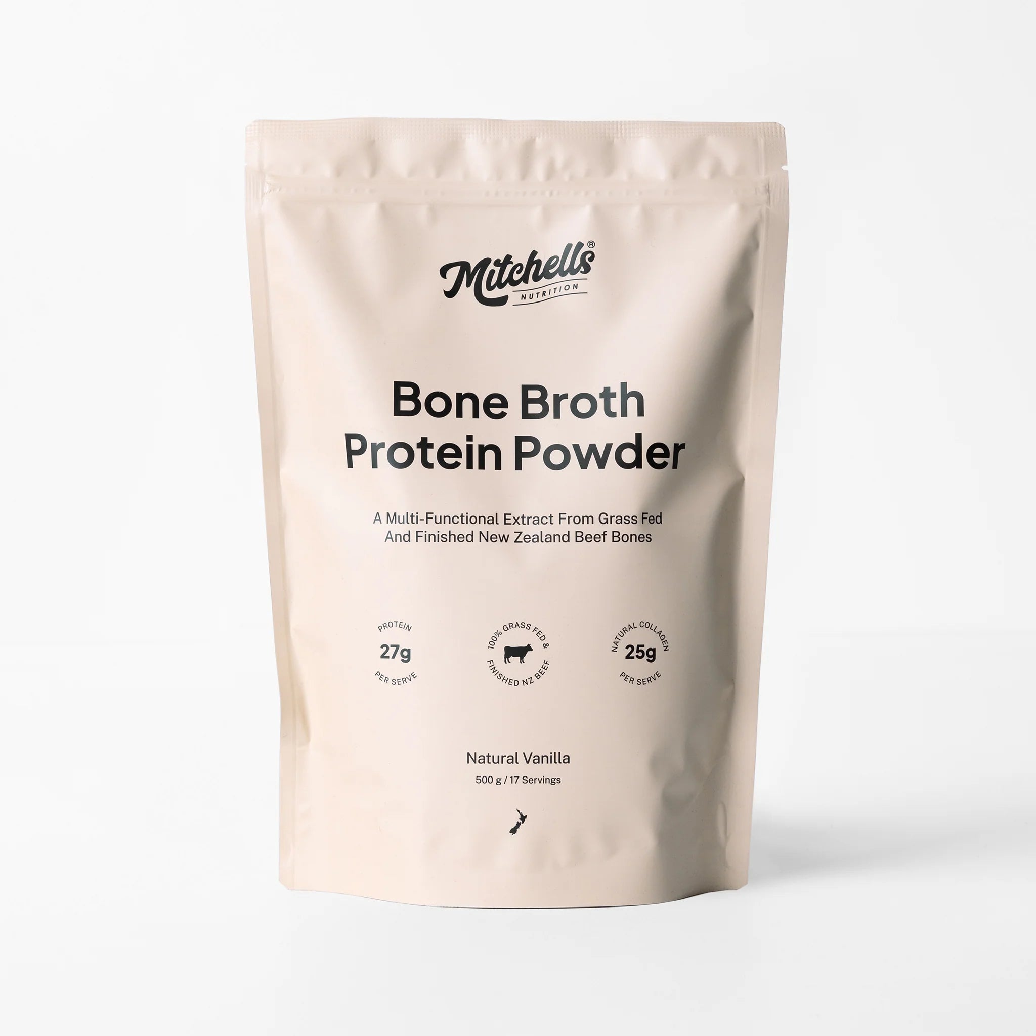 Mitchells Nutrition Bone Broth Protein Powder - Vanilla
