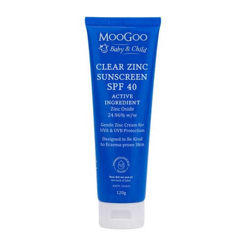 MooGoo Baby Clear Zinc Sunscreen SPF 40