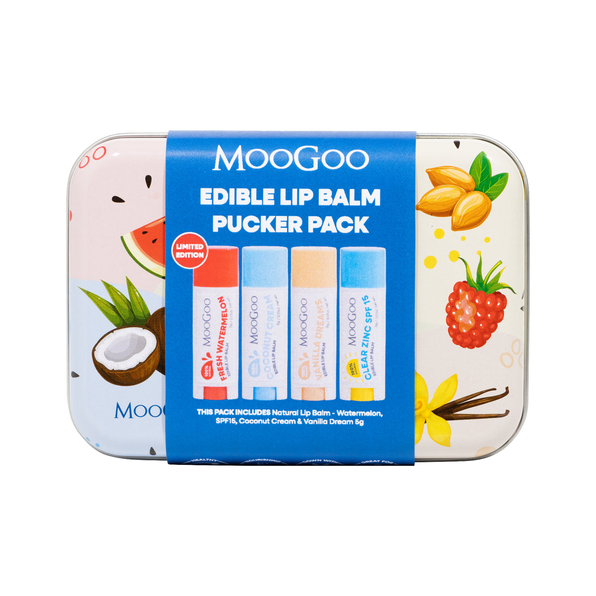 MooGoo Edible Lip Balm Pucker Pack