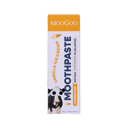 MooGoo Kids Moothpaste Fluoride-free Natural Toothpaste - Vanilla Ice Cream