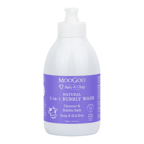 MooGoo Natural 2-in-1 Bubbly Wash