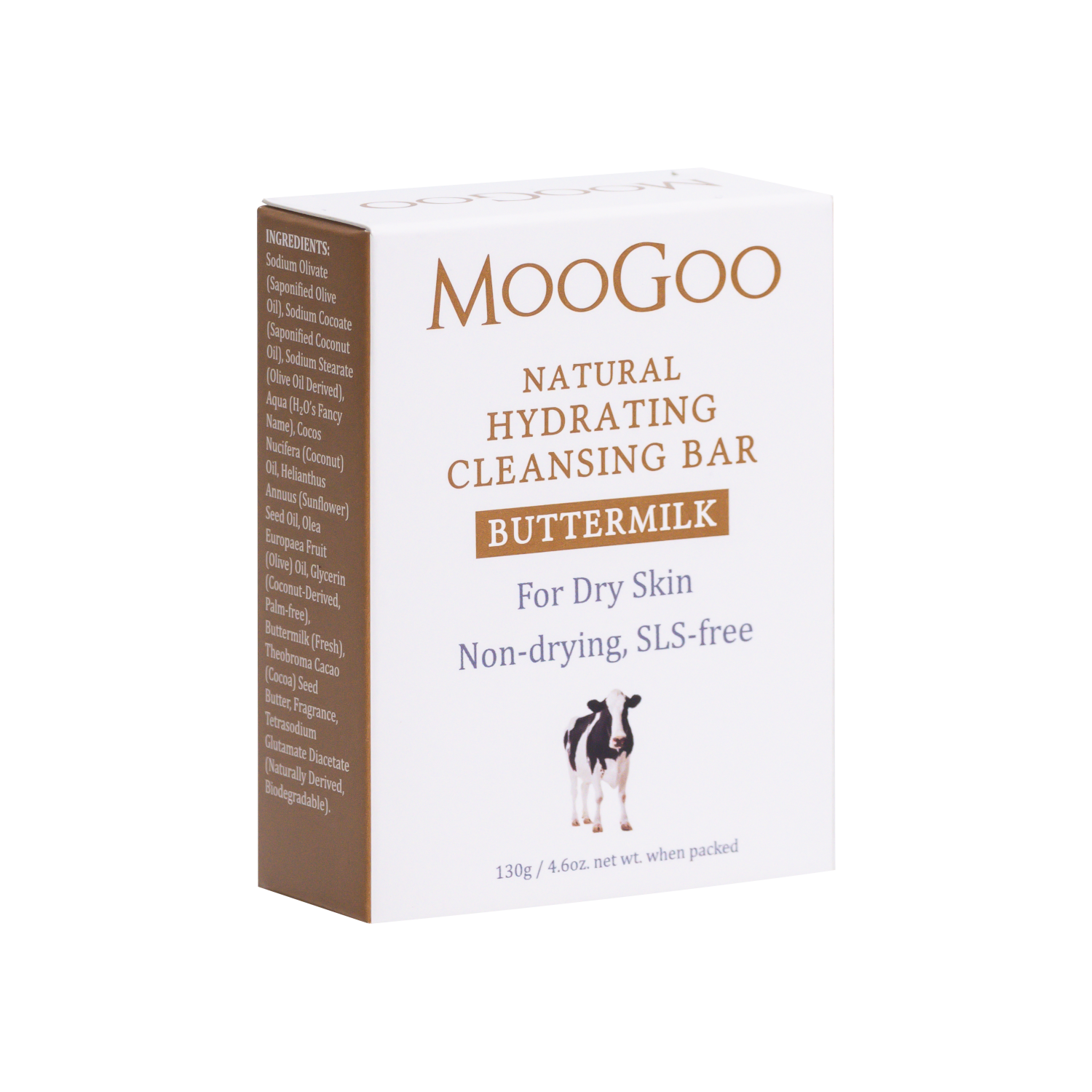 MooGoo Natural Hydrating Cleansing Bar - Buttermilk