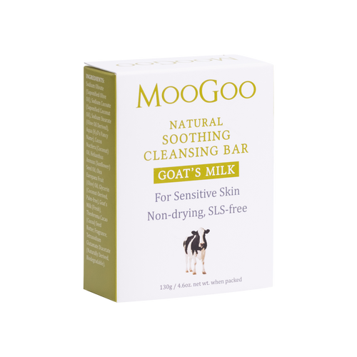 MooGoo Natural Hydrating Cleansing Bar - Goat's Milk