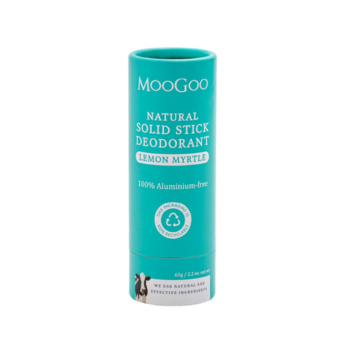 MooGoo Natural Solid Stick Deodorant - Lemon Myrtle
