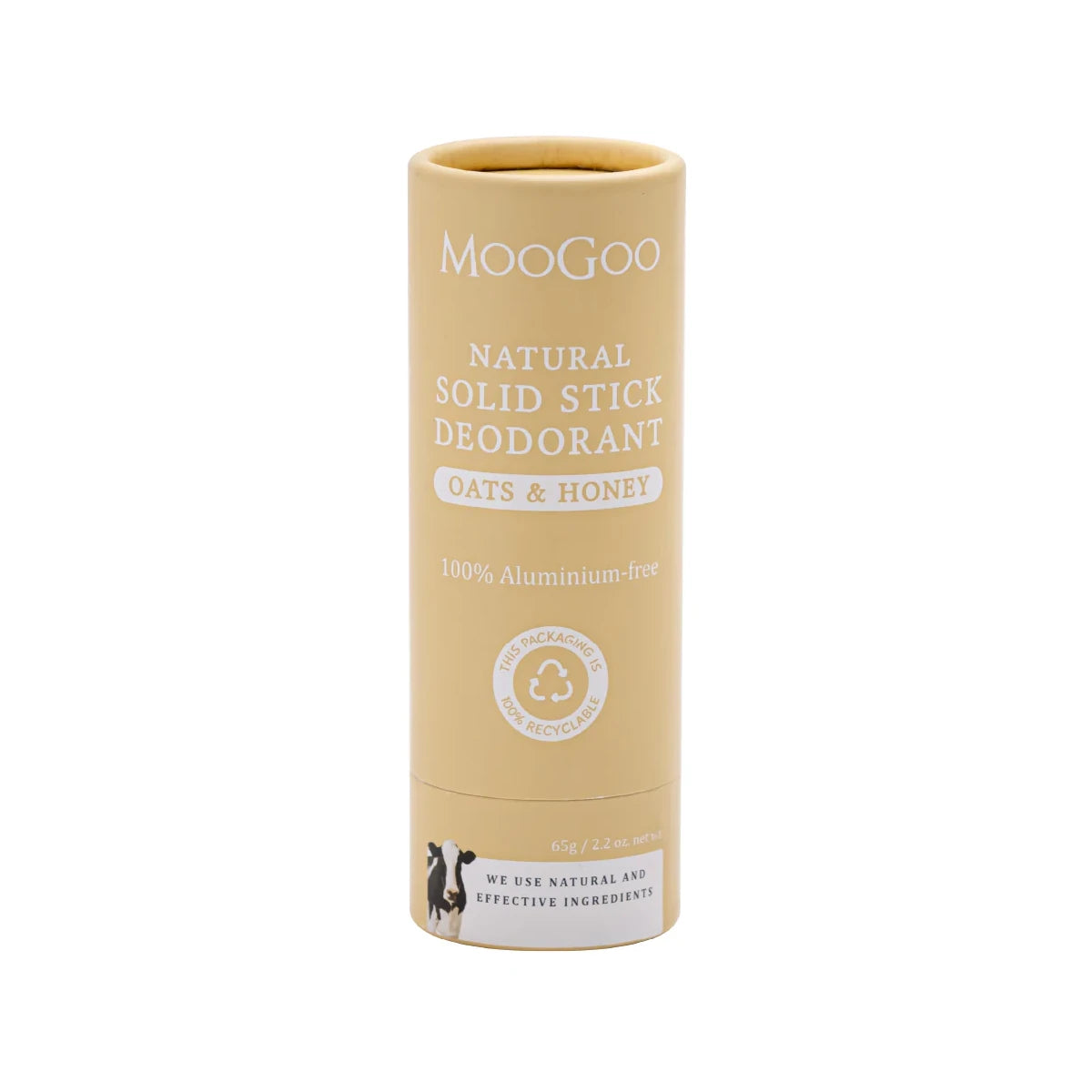 MooGoo Natural Solid Stick Deodorant - Oats & Honey