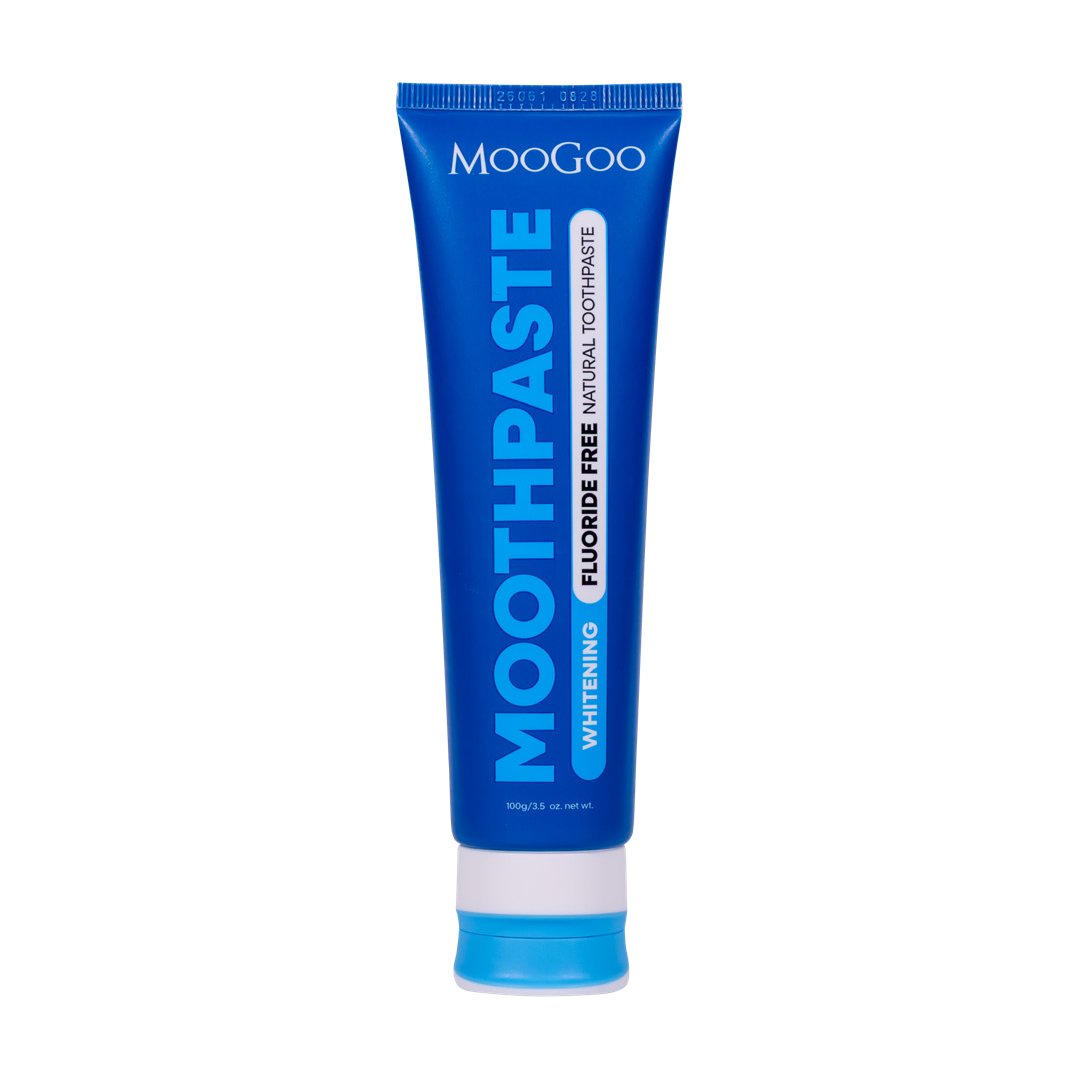 MooGoo Whitening Moothpaste Fluoride-free Natural Toothpaste - Peppermint