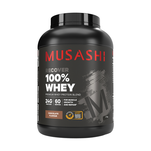 Musashi 100% Whey Protein Powder - Chocolate Flavour