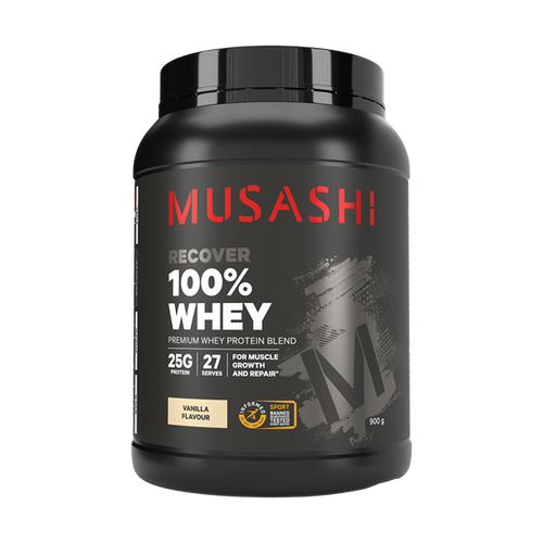 Musashi 100% Whey Protein Powder - Vanilla Flavour