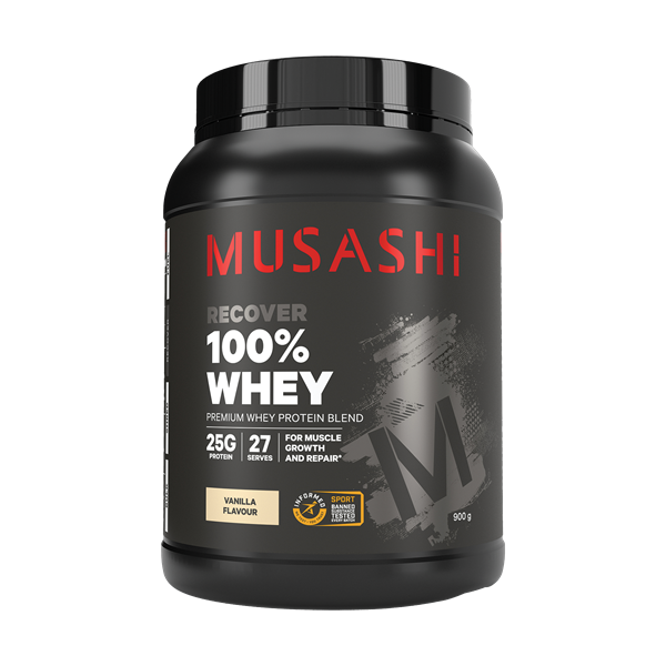 Musashi 100% Whey Protein Powder - Vanilla Flavour