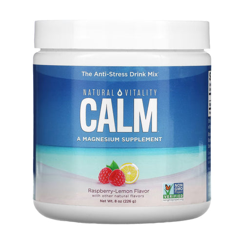 Natural Vitality CALM Drink Mix - Raspberry-Lemon Flavor