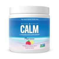 Natural Vitality CALM Plus Calcium Drink Mix - Raspberry-Lemon Flavor