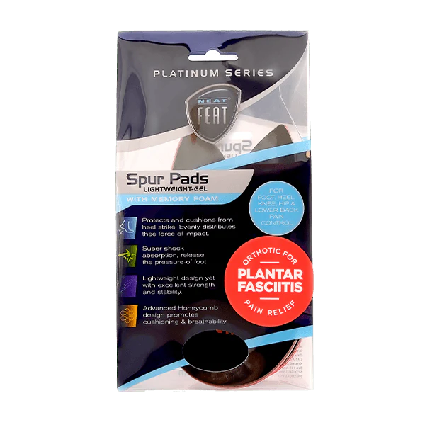 Neat Feat Spur Pads Lightweight-Gel with Memory Foam