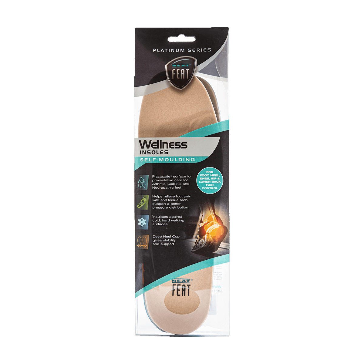 Neat Feat Wellness Insoles Self-Molding