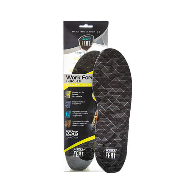 Neat Feat Work Force Insoles - Heavy-Duty