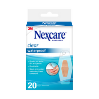 Nexcare Clear Waterproof Bandages