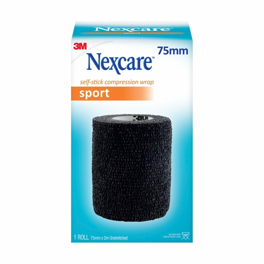 Nexcare Self-stick Compression Wrap - Black