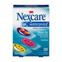 Nexcare Waterproof Tattoo Bandages