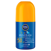 Nivea Sun Kids Protect & Play Caring Roll-On Sunscreen Lotion SPF 50