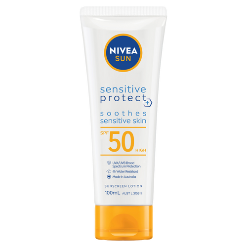 Nivea Sun Sensitive Protect+ Sunscreen Lotion SPF 50